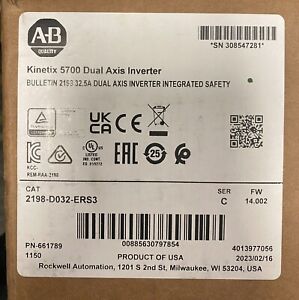 Allen Bradley Kinetix 5700 Dual Axis Module 2198-D032-ERS3 - ALLEN BRADLEY