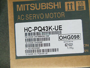 MITSUBISHI HC-PQ43K Servo Motor HCPQ43KUE New In Box - MITSUBISHI