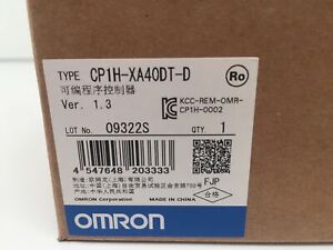 OMRON PLC CP1H-XA40DT-D, 1-Year Warranty - OMRON