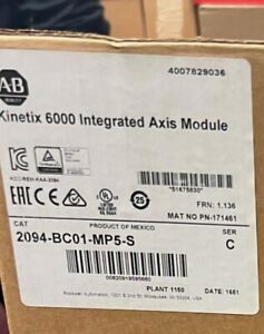 New Sealed Allen Bradley 2094-BC01-MP5-S SERVO DRIVE 2094BC01MP5S - ALLEN BRADLEY