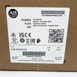 AB 25B-B024N104 PowerFlex 525 5.5kW (7.5Hp) AC Drive Original - ORIGINAL