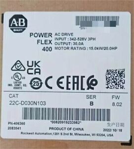 Allen-Bradley 22C-D030N103 Powerflex 400 20HP AC Drive - ALLEN-BRADLEY