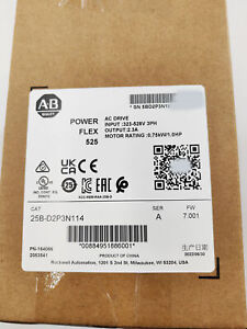 Allen-Bradley PowerFlex 525 AC Drive - 0.75kW - 1Hp - Sealed - ALLEN-BRADLEY
