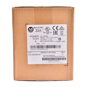 Sealed AB Powerflex 40 AC Drive 22B-D2P3N104, 1PCS - SEALED AB