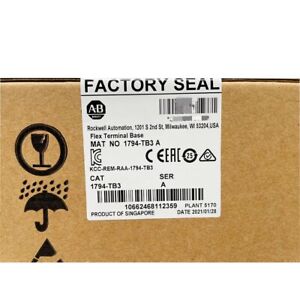 New Sealed Allen-Bradley 1794-TB3 Flex Terminal Base Module AB 1794TB3 US - ALLEN-BRADLEY
