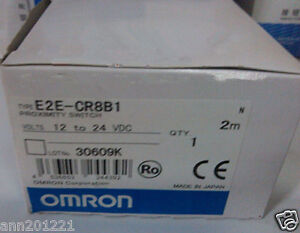 Omron E2E-CR8B1 Inductive Proximity Switch Sensor - New - OMRON