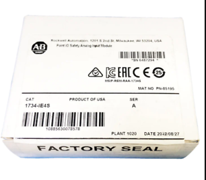 New Allen Bradley 1734-IE4S POINT Guard Safety 4-Ch Analog Input Surplus - ALLEN BRADLEY
