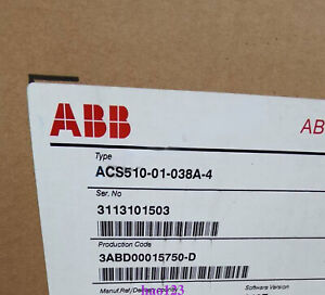 ABB ACS510-01-038A-4 ABB ACS51001038A4 - ABB