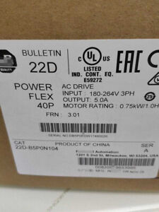 1 Piece New PowerFlex 40P Frequency AC Drive 22D-B5P0N104 ALLEN BRADLEY - ALLEN BRADLEY