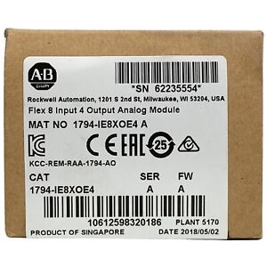 New AB 1794-IE8XOE4 SER A Flex 8 Input 4 Output Analog Module Factory Sealed - KOEED