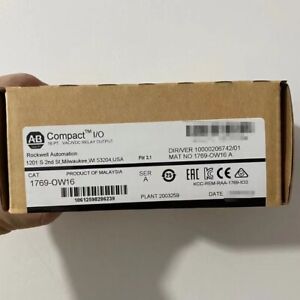1PC Allen Bradley 1769-OW16 CompactLogix Relay Output Module - New - ALLEN BRADLEY
