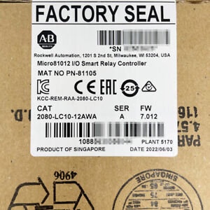 2080-LC10 12AWA Ser A Micro810 Controller Ups - ABB