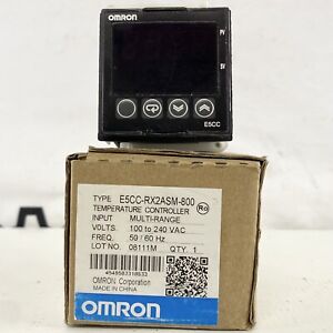 Omron E5CC-RX2ASM-800 Temperature Controller, 100-240V - OMRON