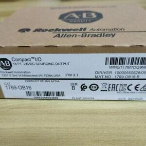New Factory Sealed CompactLogix 16 Pt 24VDC Module 1769OB16 - COMPACTLOGIX