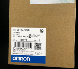 Omron NX102-9020 CPU Unit: PLC Control Unit - OMRON