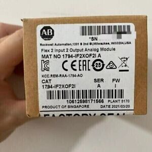 New Factory Sealed AB 1794-IF2XOF2I SER A FIex 2 lnpnt 2 Output Analog Module - FACTORY SEALED