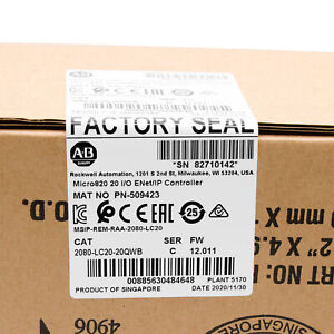 Allen-Bradley 2080-LC20-20QWB Controller Sealed In Box - ALLEN-BRADLEY