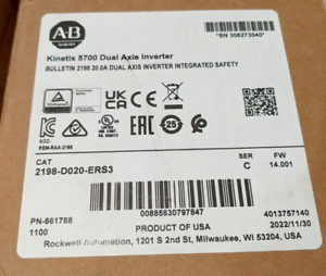 Allen-Bradley 2198-D020-ERS3 Ship - ALLEN-BRADLEY
