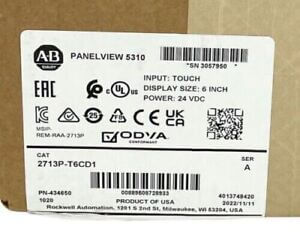2713P-T6CD1 Panelview 6" Graphic Terminal New Factory Sealed - PANELVIEW