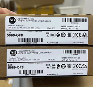 2023 New Factory Sealed AB 5069-OF8 SER A Compact 5000 Analog Output Module AB