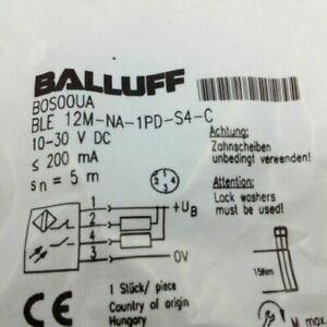 12M-NA-1PD-S4-C Proximity Switch – BLE Module - BALLUFF