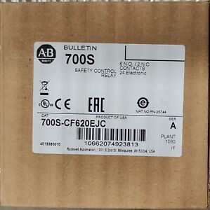 Allen-Bradley 700S-CF620EJC Safety Control Relay 10A 24V DC - ALLEN-BRADLEY