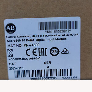 New Allen-Bradley 2085-IQ16 Micro800 16 Point Digital Input Module - ALLEN-BRADLEY