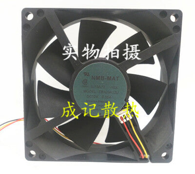 1pcs FBA09A12U 9025 9225 12v 0.55A 3-wire speed server fan