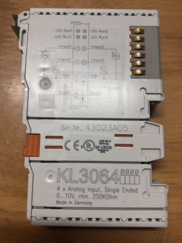 Beckhoff KL3064 PLC Module One ping