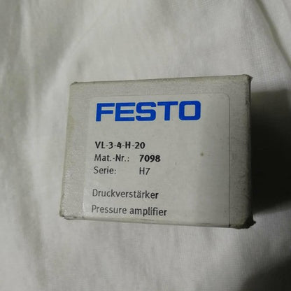 Festo Valve VL-3-4-H-20 7098 Pneumatic Valve One VL34H20