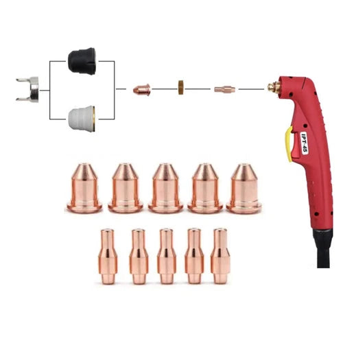 13pk Tips Kit for Harbor Freight Titanium 45A Plasma Cutters 56255 56576 56811