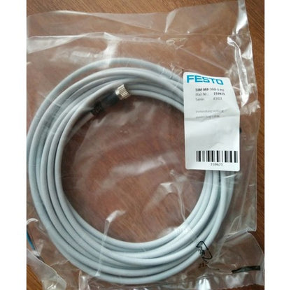 Festo SIM-M8-3GD-5-PU 159421 Connector Cable One SIMM83GD5PU