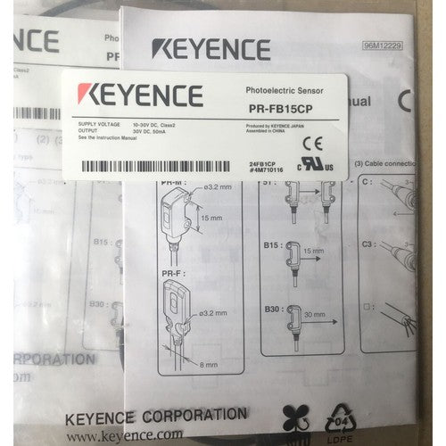 Keyence PR-FB15CP Photoelectric Sensor Switch PRFB15CP 1PC Free Shipping