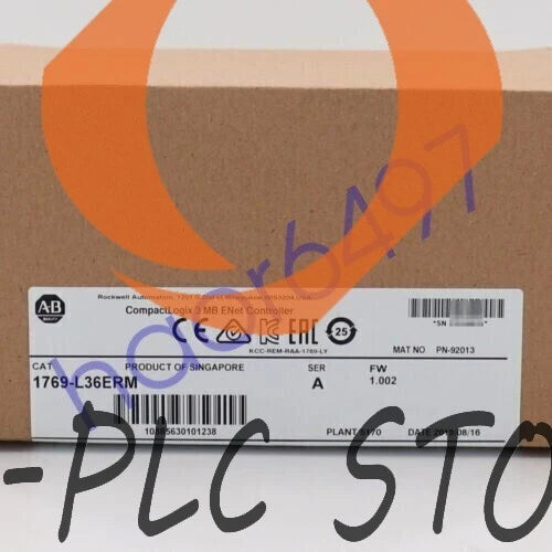 Factory Sealed 1769-L36ERM AB SER A CompactLogix 3MB Motion Controller US