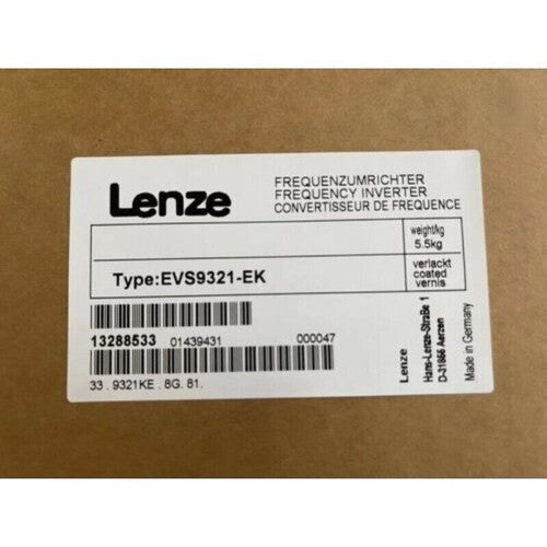 LENZE EVS9321-EK Inverter One EVS9321EK ping