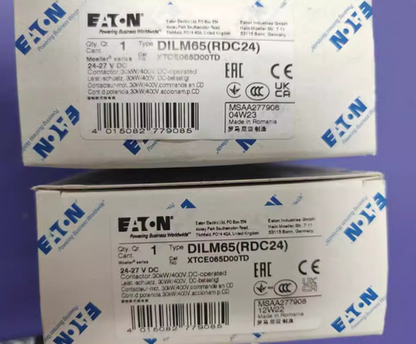 1PC EATON MOELLER DILM65(RDC24) contactor ping
