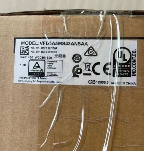 1PC Delta VFD5A5MS43ANSAA Frequency Converter ping