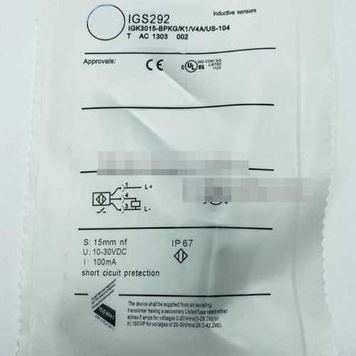 IFM IGS292 Proximity Switch Sensor One Free Shipping