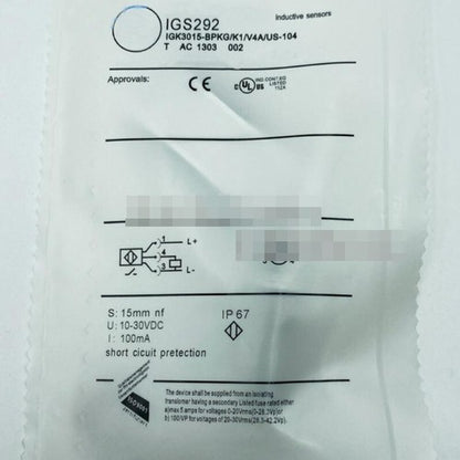 IFM IGS292 Proximity Switch Sensor One Free Shipping