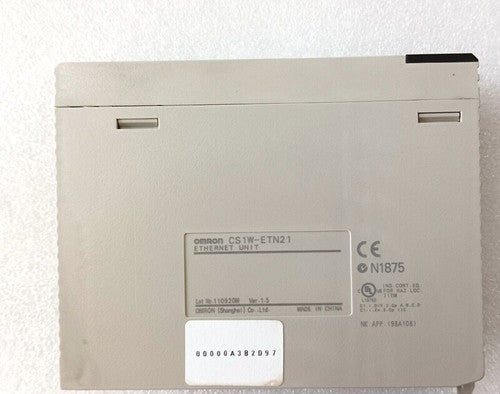 Omron CS1W-ETN21 PLC One ping CS1WETN21