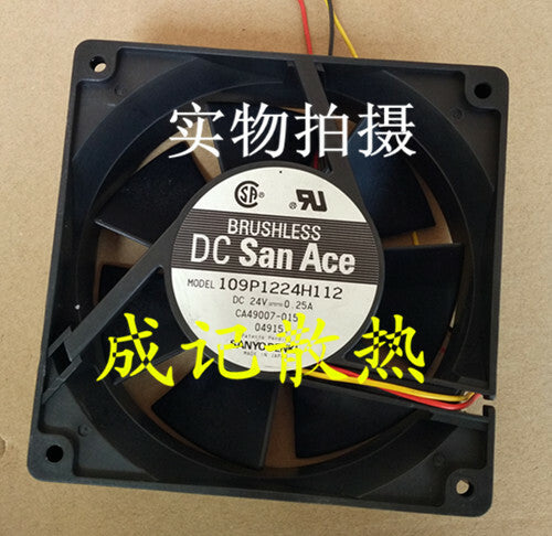 1pcs Sanyo 109P1224H112 24V 0.25A 120*38MM axial fan