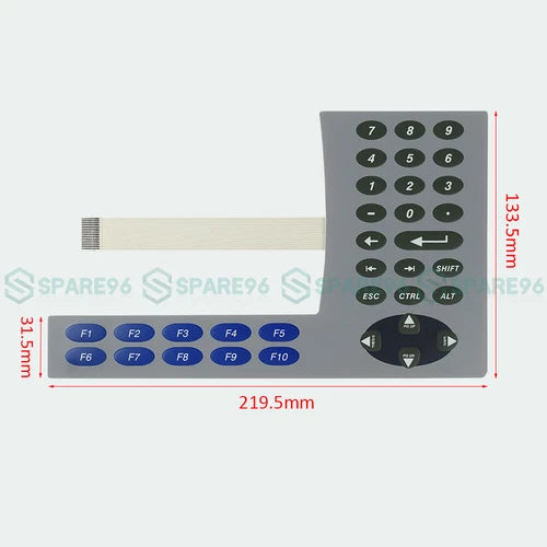 1X For Panelview Plus 600 keypad keyboard 2711P-K6C5D 2711P-K6M1A 2711P-K6M1D