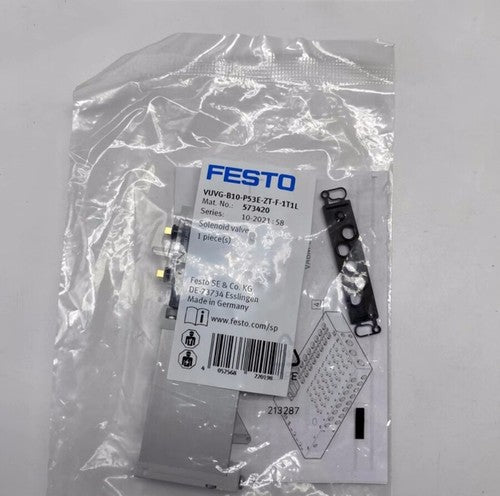 Festo VUVG-B10-P53E-ZT-F-1T1L 573420 Solenoid Valve  One Free Shipping