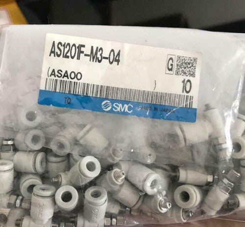 10PCS SMC AS1201F-M3-04 Flow Control Valve Free Shipping AS1201FM304