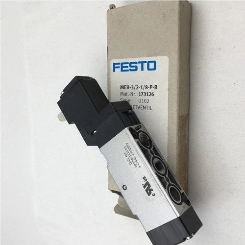 1PC Festo MEH-3/2-1/8-P-B 173126 Solenoid Valve MEH3/21/8PB Free Shipping