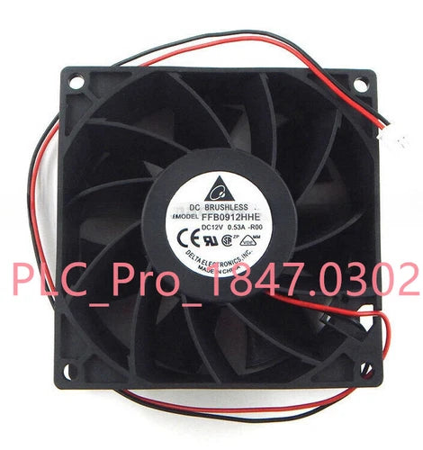 1PCS 2-line double ball cooling fan FFB0912HHE 12V 0.53A 9CM #ke