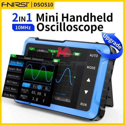 FNIRSI 2C23T / 2C53T Smart Digital Oscilloscope Multimeter Signal Generator #cx