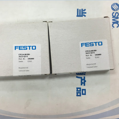 Festo CPE14-M1BH-3GLS-QS-6 196889 Solenoid Valve One Free Shipping