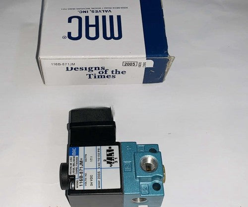 MAC 116B-871JM 24VDC Solenoid Valve One Free Shipping