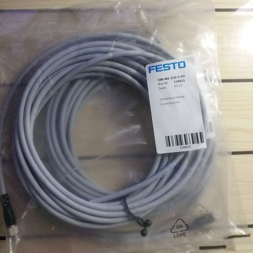 Festo SIM-M8-3GD-5-PU 159421 Connector Cable One SIMM83GD5PU